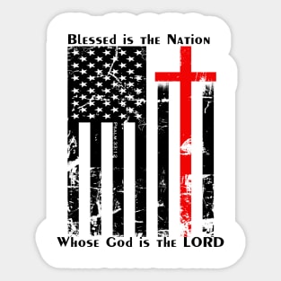 Blessed Nation Sticker